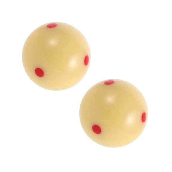 Worgeous 2pcs Reusable Billiard Ball Large Pool Ball Cue Ball Billiard Training Equipment for Training Resin Cue Ball Cue Ball Resin Billiard Ball Billiard Training Tool Billiard Table Supply
