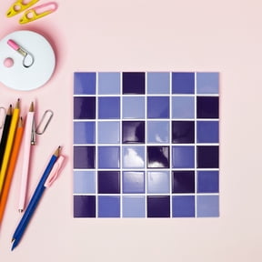 COSMOBETTY Ceramic Tiles 2-Pack for Home Decoration and Pool Maintenance, and Easy to Install