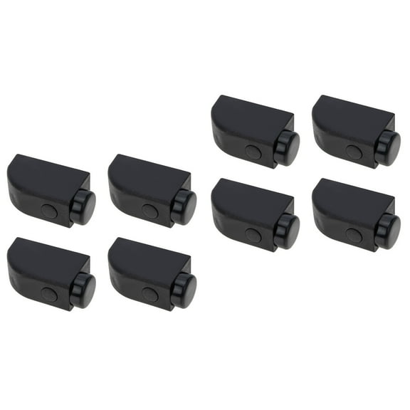 HOOWIFFY Sliding Window Locks 8 Pieces Anti-Theft Security Locks for Home Black Plastic