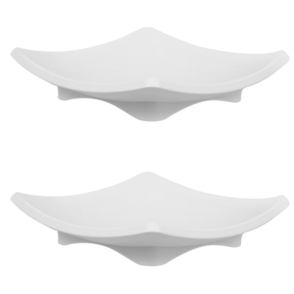 Worgeous 2pcs Soap Dish Soap Holder Bathroom Shower Soap Container Indoor Soap Storage Tray