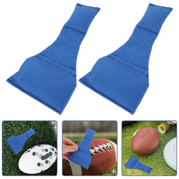 Worgeous 2pcs Soccer Bean Bag Referee Prop Football Referee Bean Bag Nylon Throw Bag Football Match Beans Bag Throwing Bean Bag Soccer Match Referee Bag
