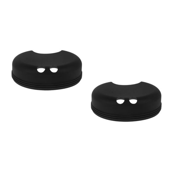 Worgeous 2pcs Splash Guarding Lid For Wide Mouth Bottle Water Cup Anti-spill Intended Accessory Water Cup Lid Spill-proof Cap For Water Cup Compatible For Nalgene Easy Sipper