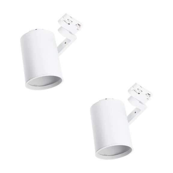 WHAMVOX HOMEMAXS 2pcs Spot Light Lamp Shade LED Dimmable Track Lighting Up Lights Ceiling Rail Spotlight for Indoor Accent White