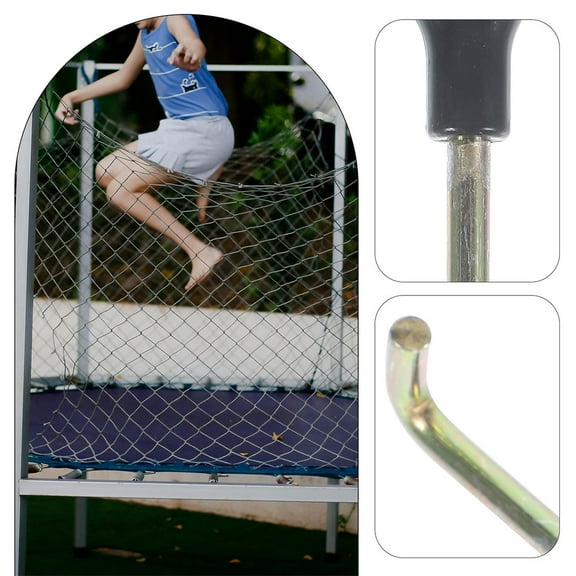 Worgeous 2pcs T Hook Spring Puller For Trampoline Assembly Ergonomic Plastic Handle Comfortable Grip Trampoline Spring Tensioning Tool