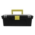 thumbnail image 1 of WHAMVOX Portable Tool Box ABS Plastic Black For Handyman 2Pcs 12.18X6.29X4.72In, 1 of 8