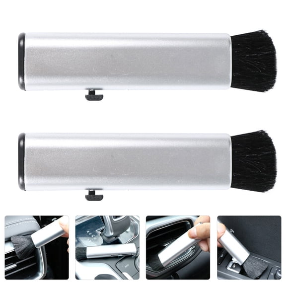 Worgeous 2pcs Ultra Soft Detailing Brush for Interior Car Dash Duster