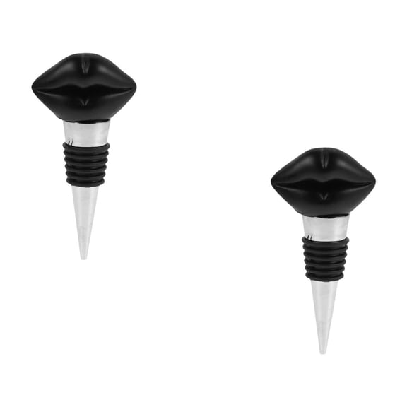 PENIKOKO Gothic Style Wine Stopper Leakproof For Wine Lovers 2Pcs 3.5x1.8x1In