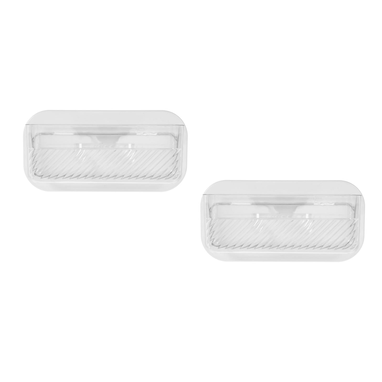 Worgeous 2pcs Wall Hanging Planter Wall Mounted Flower Vase Plastic Flower Pots Air Plant Holder Plant Container Wall Propagation Vases For Home Office Decor