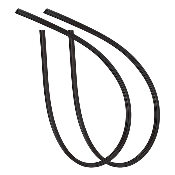 RENACLIPY Set of 2 Universal Black Rubber Wiper Refills for Windshield Cleaning and Effective Water Removal