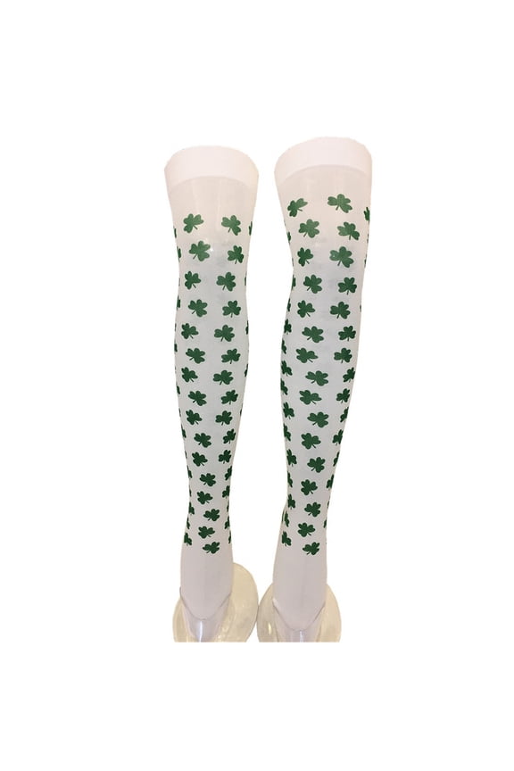 3 Pairs Patricks Stockings Cute Pattern Socks Men and Women