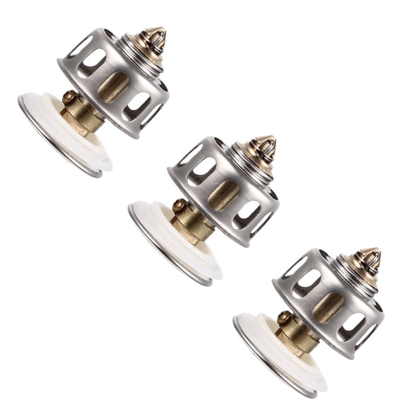 Milisten Bathroom Sink Drain Stopper Core Pop Up Plug Core Bathroom Sink Accessories 3Pcs