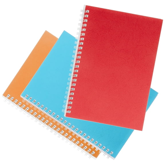 Worgeous  3 Pcs Lined Spiral Notebook Taking Notebooks for Work Office