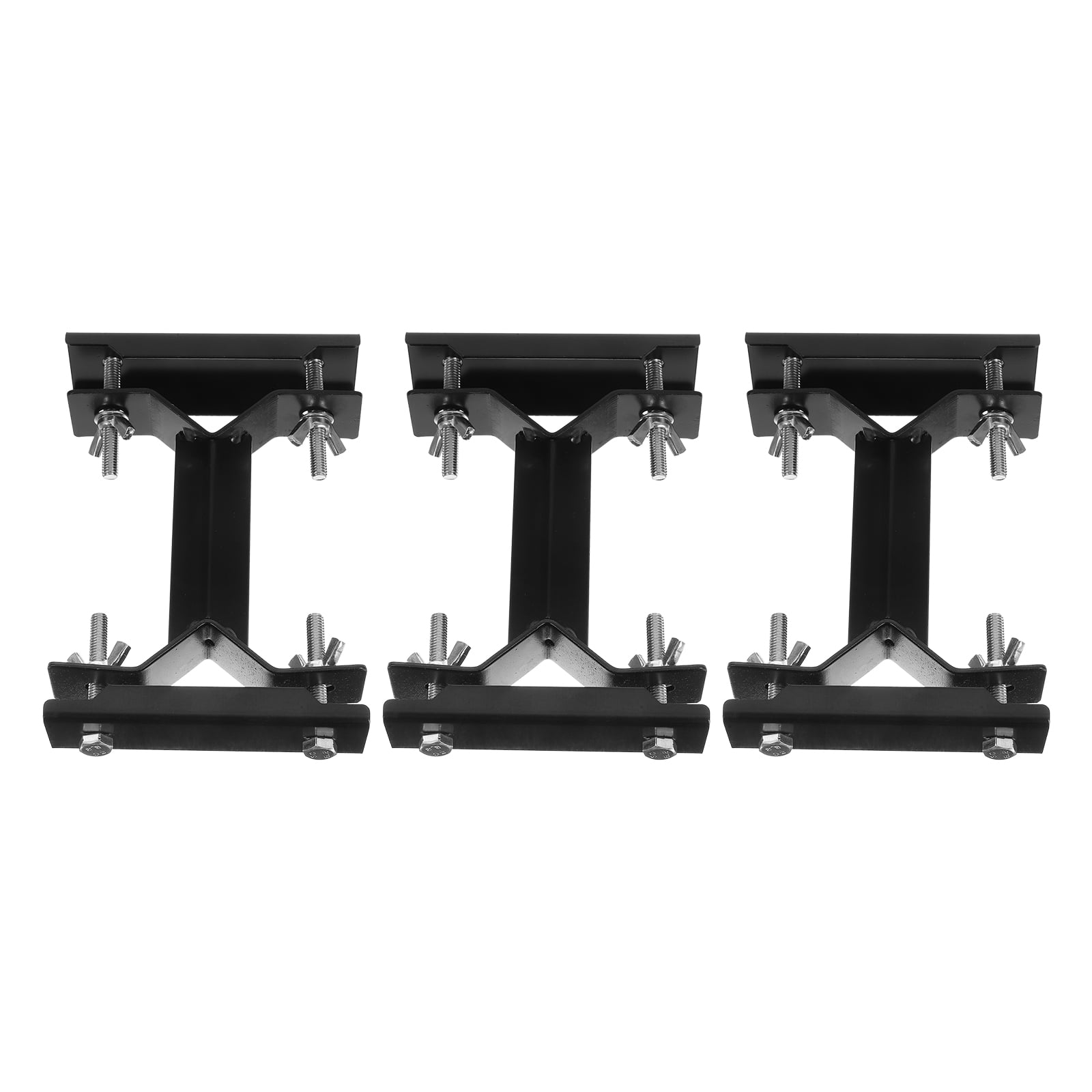 FONDOTIN 3-Pack Steel Umbrella Mount Holders Portable Stable Grip for Beach Trips and Outdoor Activities