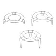 thumbnail image 1 of Worgeous  3 Pcs Stainless Steel Steam Rack Baking Cooling Pans Wire Grills Silver, 1 of 8