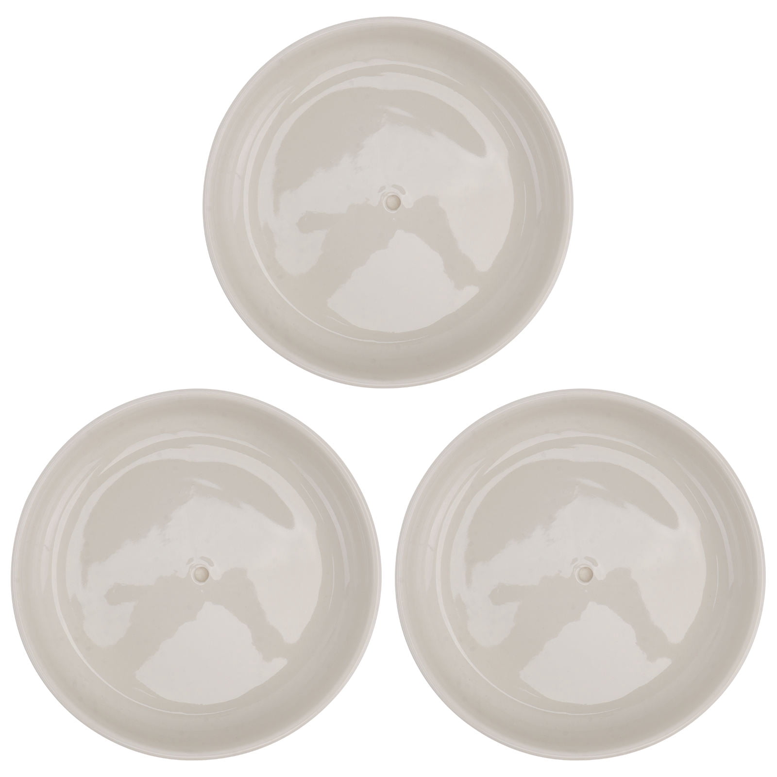 RENACLIPY Set of 3 Small White Ceramic Planter Pots for Indoor Plants ...