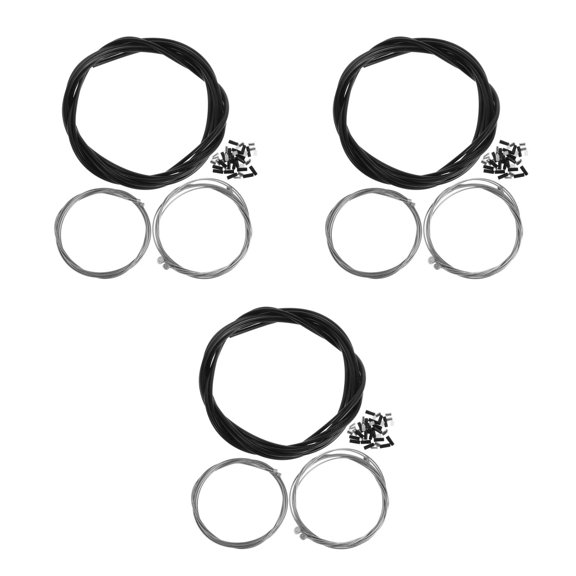 Worgeous 3 Sets Bike Brake Cable Kit Brake Rear Wire For Mountain Bikes Bike Front Brake Cable Bicycles Brake Cable Bike Brake Wires Bike Front Brake Cable