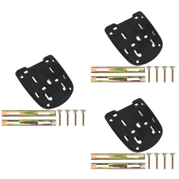 Worgeous 3 Sets  Motorcycle Rear Luggage Rack Adapter Luggage Rack Fitting Plate Adapter with Screws