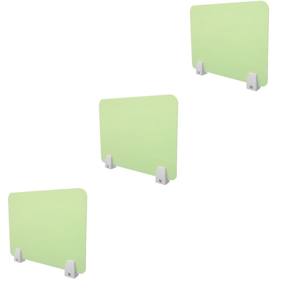 Worgeous 3 Sets  Shield Barrier Desk Partition Screen Desk Divider Board Countertop Students Sneeze Guard