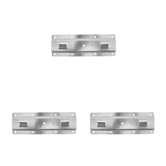 Worgeous 3 Sets  Steel Range Hood Support Bracket Side Suction Range Hood Floating Wall Mounting Plate for Side Suction Hood Setup Installation
