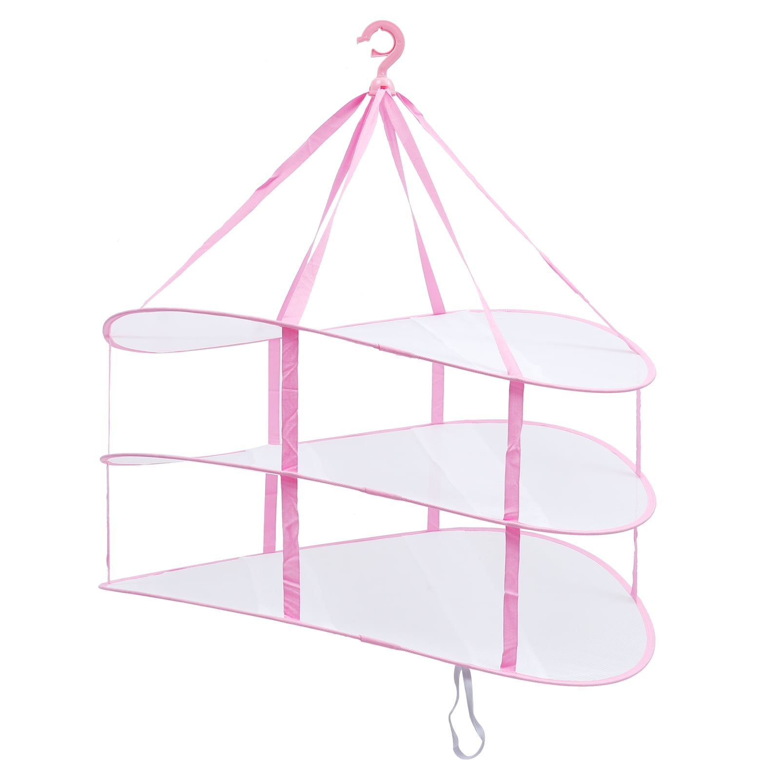 Worgeous 3 Tier Fold Collapsible Drying Rack for Clothes Basket Stable ...