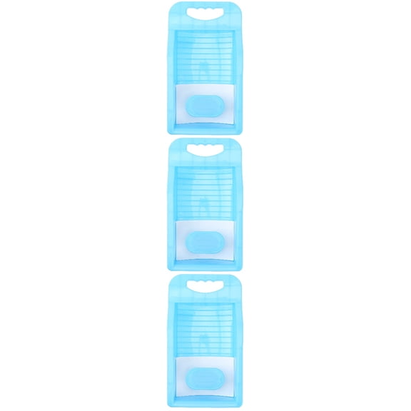 Worgeous 3-Piece Personal Clothes Washboard Set - Convenient Laundry Tool for Hand Washing Clothes and Delicates
