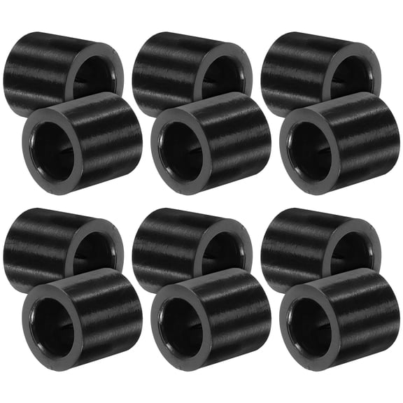 Worgeous  30 Pcs Billiard Cue Stick Ferrules Replacement Snooker Hoop Black