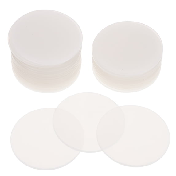 Worgeous 30 Pcs Round Acrylic Sheet Painting DIY Boards Crafts Drawing ...