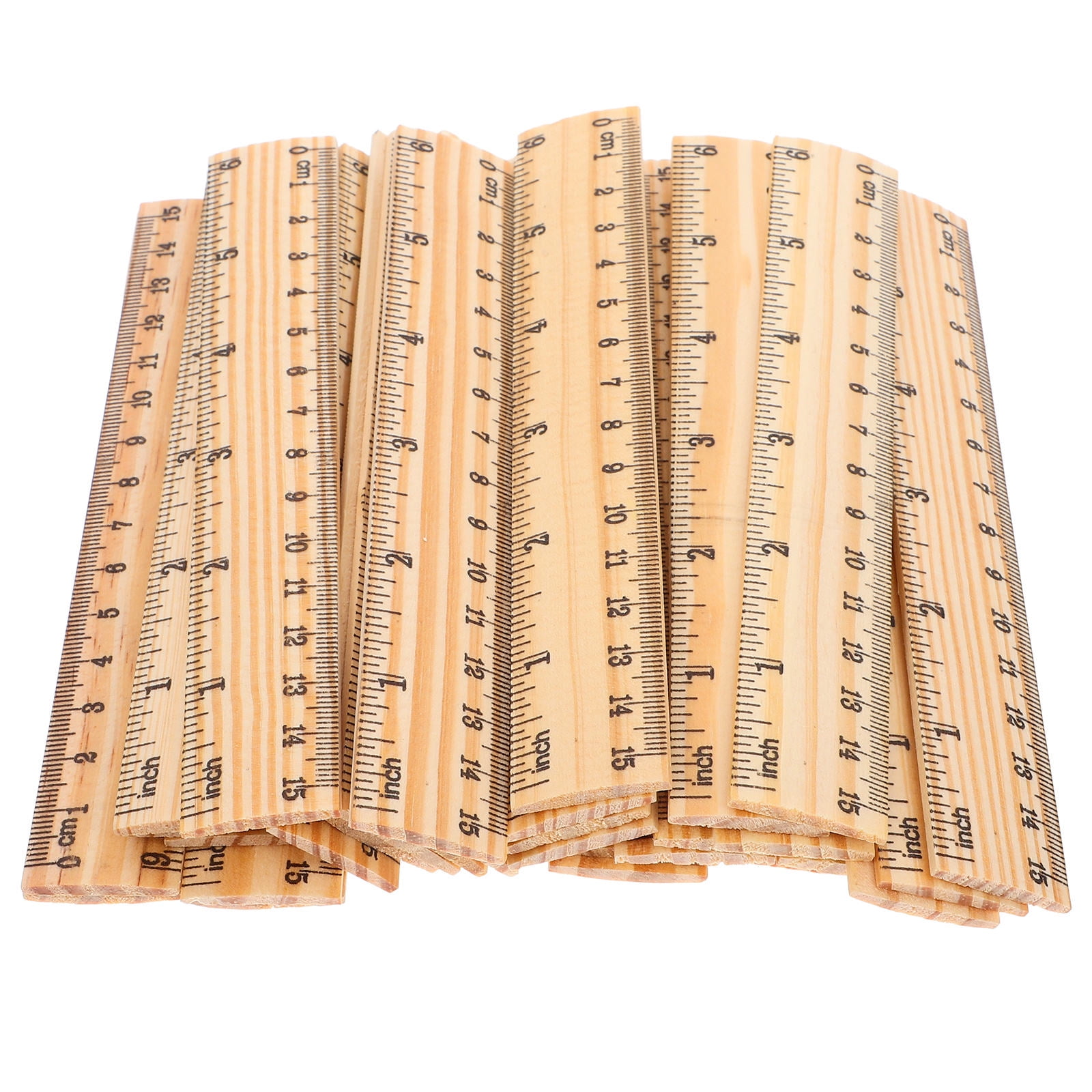 Worgeous 30 Pcs Tailor Pattern Making Ruler Wooden Teaching Aids Office ...