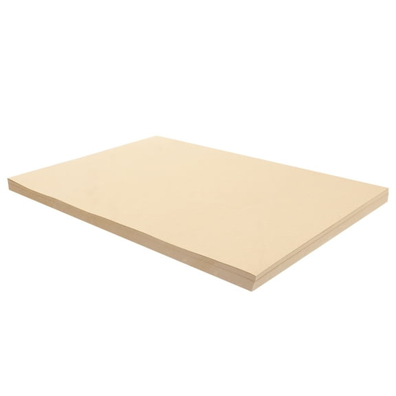 Worgeous 300 Sheets A4 Kraft Letter Paper Vintage Wrapping Paper Old-fashioned Design Writing Paper Light Brown Stationary Paper(Weight 80g)