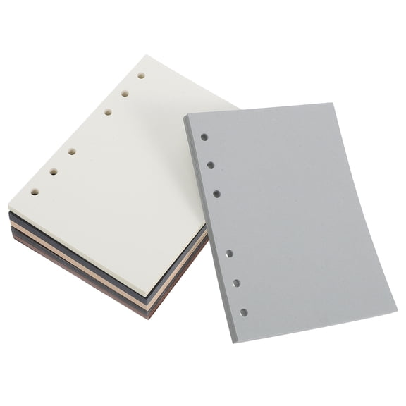 Worgeous 300 Sheets Blank Refill Paper For 6 Ring Binders Unlined Inner Pages Blank Loose Leaf Paper Refills Filler Paper Insert For Journals And Planners