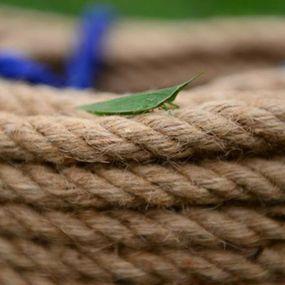 Worgeous 30M Diameter 12mm Rope Thick Jute Rope Strong String Craft Twine for DIY Arts Crafts Christmas Gift Packing Floristry Bundling