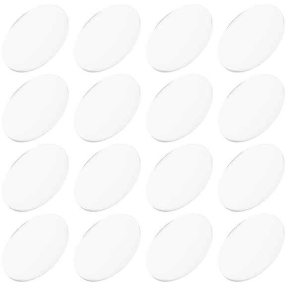 Worgeous 30pcs Clear Circle Acrylic Round Acrylic Blanks Discs Panel Diy Crafts Blank Ornaments For Picture Frame Painting Diy Crafts  Protection