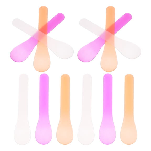 Worgeous 30pcs Color Changing Spoons Party Spoons Dessert Pudding Spoons Ice Cream Spoons