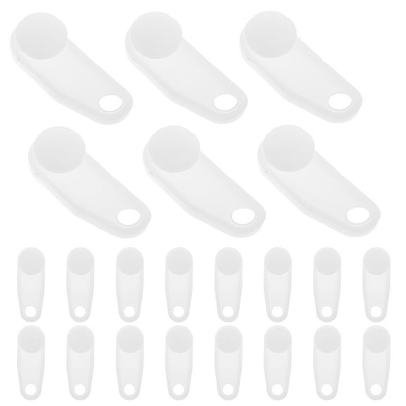 COMPUKAS Drapery Curtain Wheel Curtain Gliders Plastic Smooth Sliding Homeowners Windows 30pcs