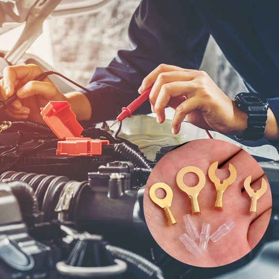 Worgeous Wire Crimps Cable Connector Copper Assorted Color 320pcs