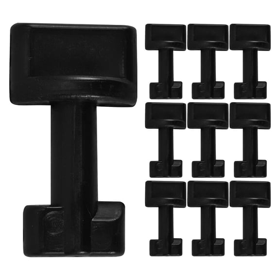 Worgeous  35 Pcs Flowerpot Mold Buckle for Concrete Planter Buckles Black