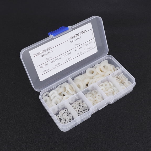 Worgeous 350 Pcs Threaded/bolt Type Connection Washer Corrosion Resistant