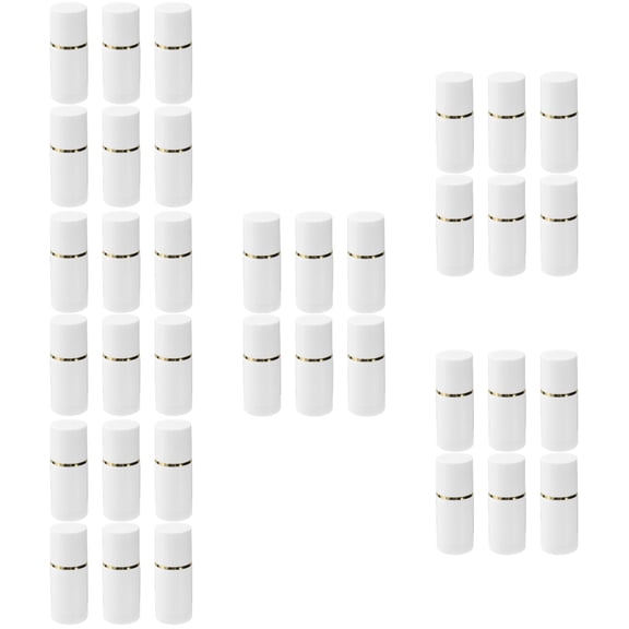 Worgeous 36 Pcs Practical Cosmetic Medicine Daub Bottles foor Outdoor Travel White 20ml