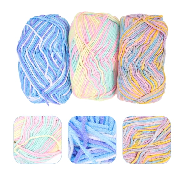 Worgeous Multi-Function Crocheting Yarn Lotus Pink 3Pcs 12.5X6.5cm