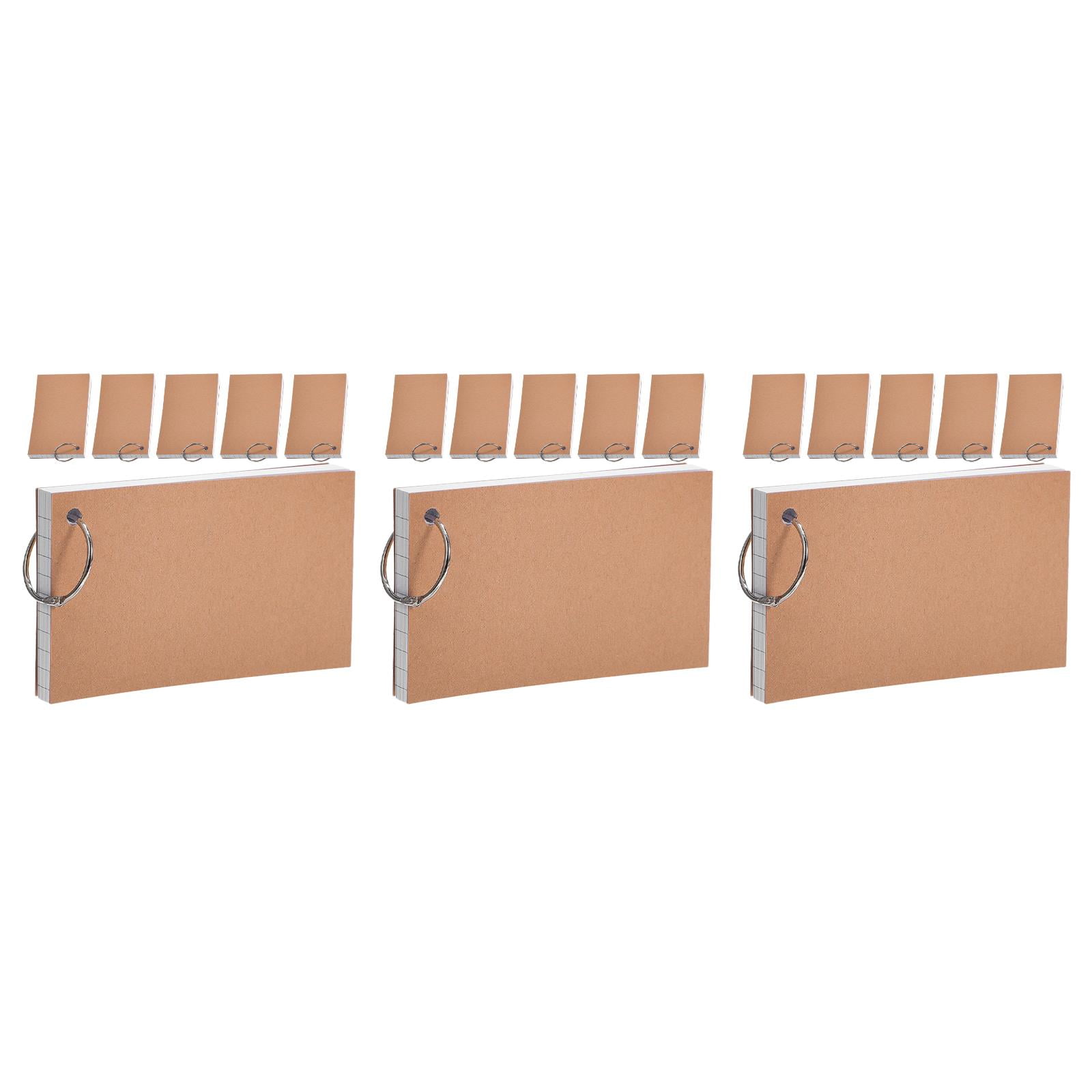 Worgeous 3pcs 6 books Index Cards Small Notepads Speech Cards Note Study Cards Notebooks for Students Teachers Index Cards Pads for Study Learning