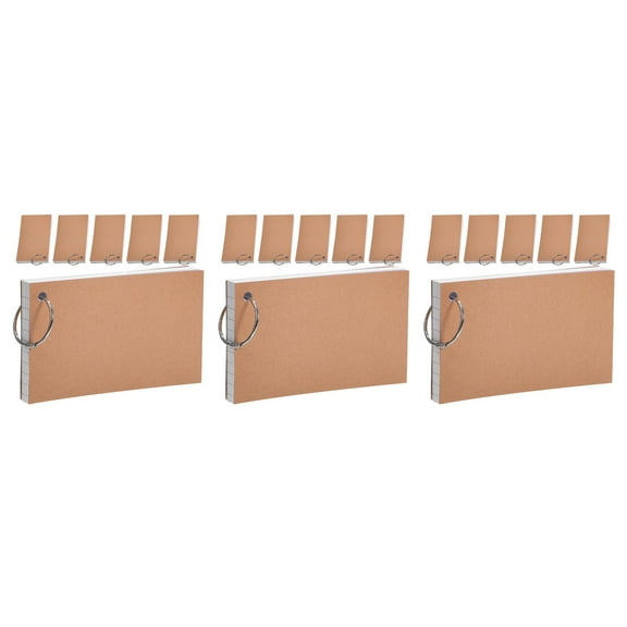 Worgeous 3pcs 6 books Index Cards Small Notepads Speech Cards Note Study Cards Notebooks for Students Teachers Index Cards Pads for Study Learning
