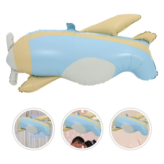 Worgeous 3pcs Birthday Balloon Decoration Kids Party Airplane Balloon Inflatable Small Airplane Balloon