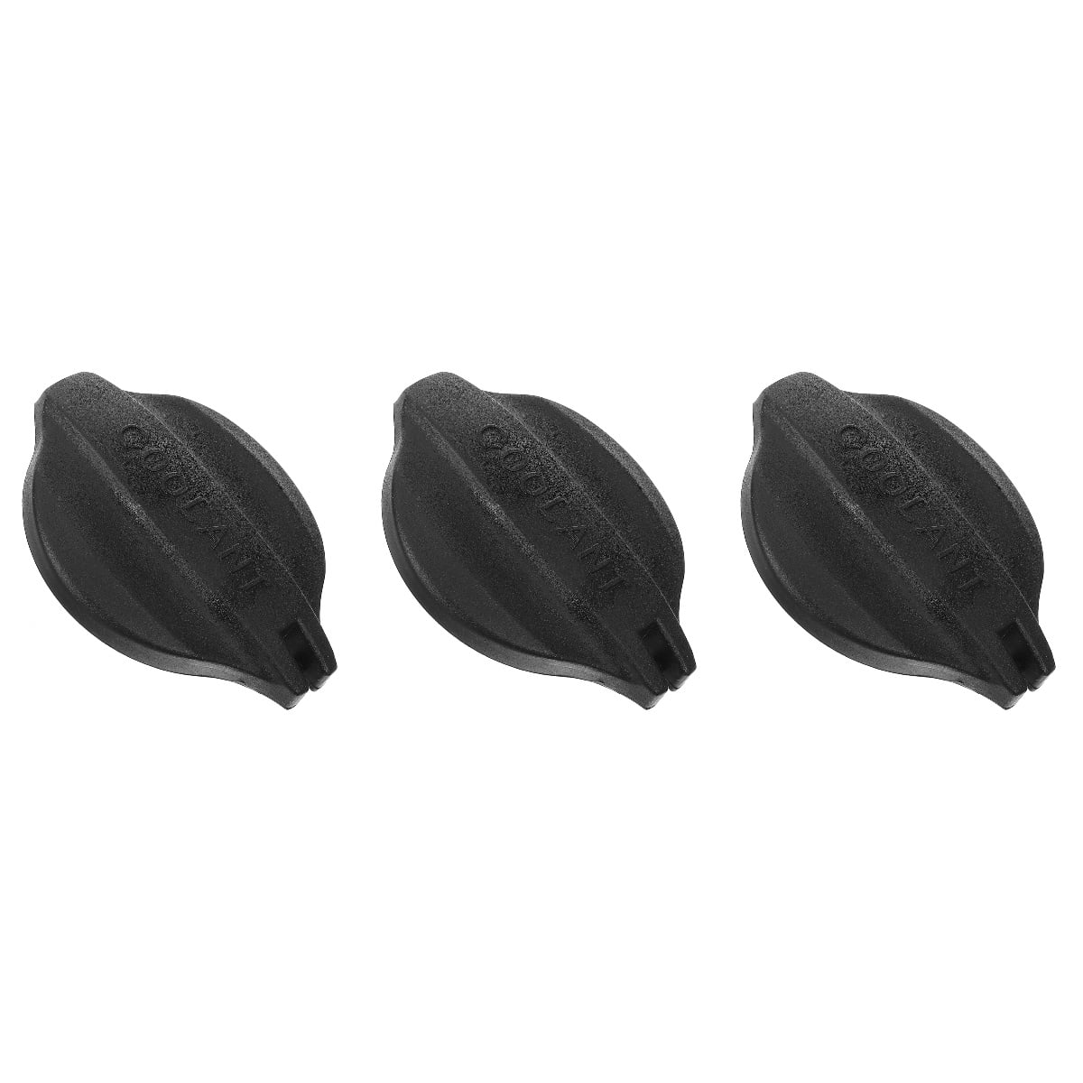Worgeous 3pcs Car Engine Coolant Reservoir Cap Replacement Car Radiator Cover Car Replacement Part