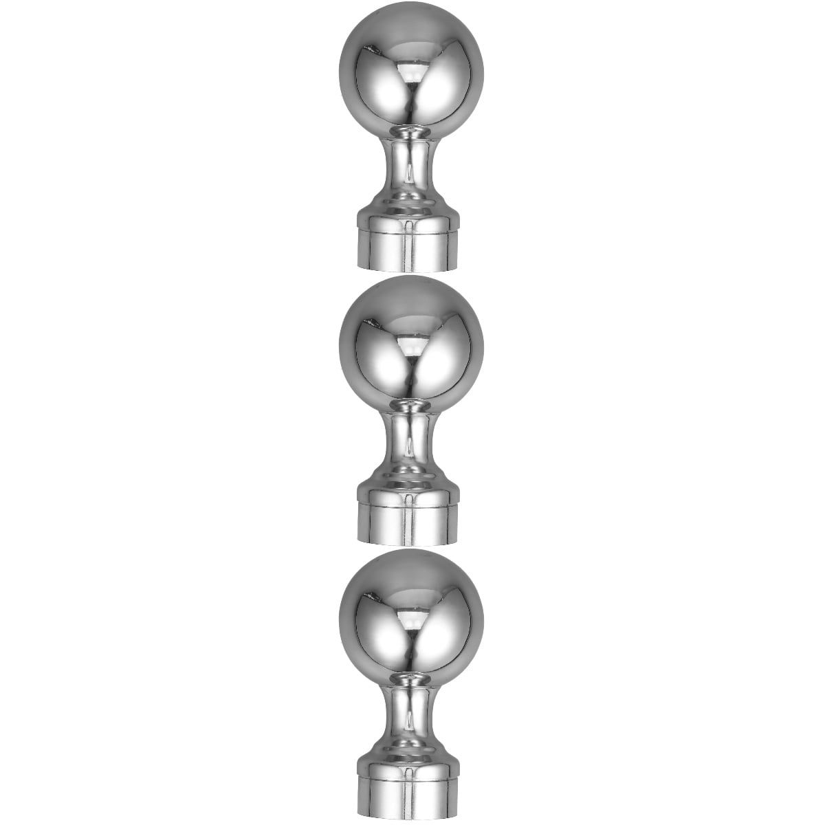 Worgeous 3pcs Elegant Flag Pole Finial Topper Staircase Handrail Ball ...