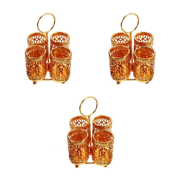 Worgeous 3pcs Flatware Storage Basket Party Countertop Buffet Tableware Organizer Home Supplies