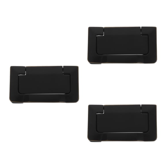 Worgeous 3pcs Flush Pull Ring Handle Zinc Alloy Hidden Drawer Pulls For Cabinets And Closets Concealed Installation For Sleek Interior Designs