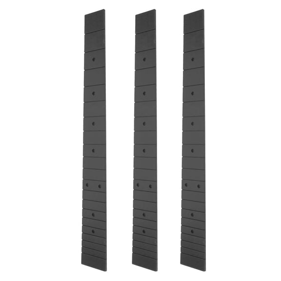 Worgeous 3pcs Folk Guitar Fingerboard Neck Ukulele Fingerboard Headless Guitar Neck Replacements