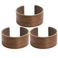 thumbnail image 1 of SEWCHICS Coffee Sleeves Reusable Heat Resistant Walnut Wood Light Brown 3Pcs 2.75X2.75X1.18in, 1 of 8