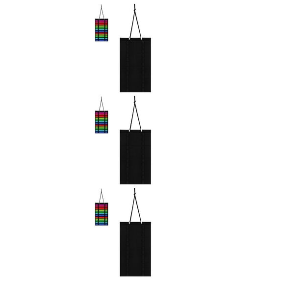 WHAMVOX Masteelf 3pcs Taekwondo Belt Display Mount Karate Belt Organizer Holder Hanging Stand for 12 Belts