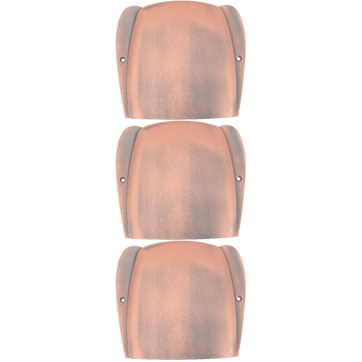 Luxshiny Metal Bass Bridge Cover 3Pcs Golden Professional Guitar Replacement Part